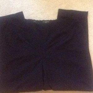 Talbots size 16w dress slacks black